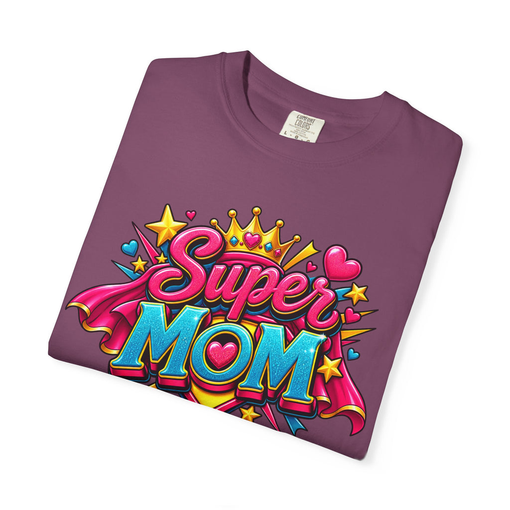 Super Mom T-Shirt — Colorful Comic-Style Mother's Day Tee