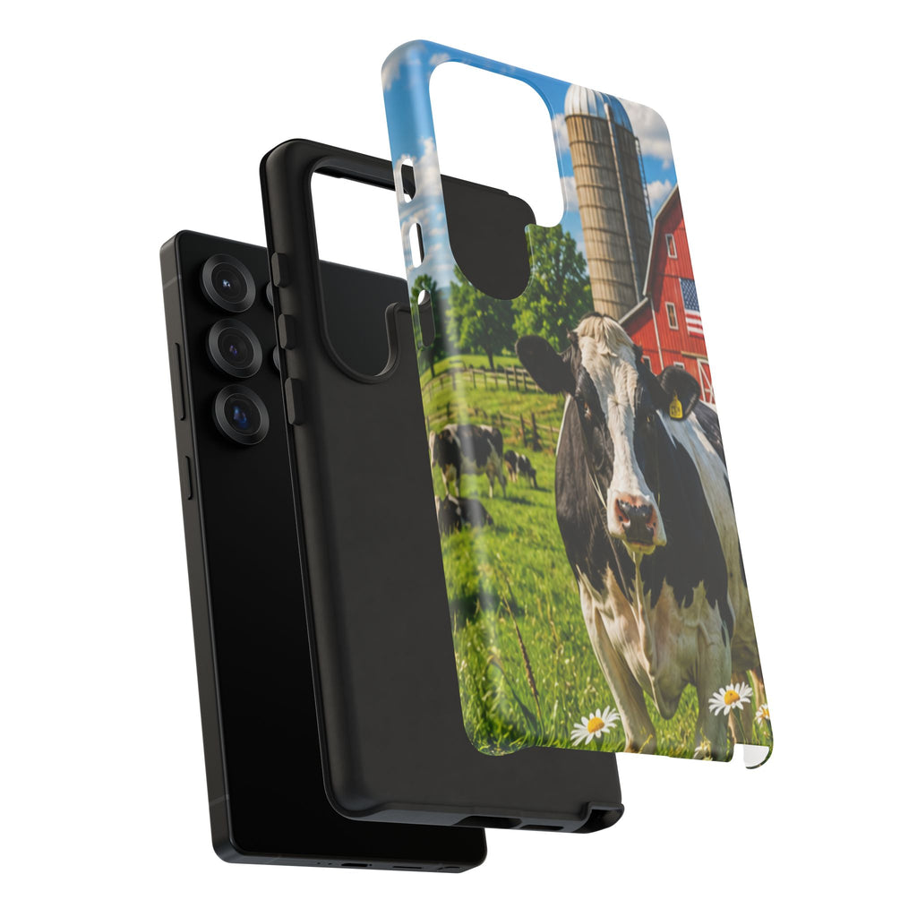 Cow Farm Phone Case — Rustic Barnyard iPhone Cover