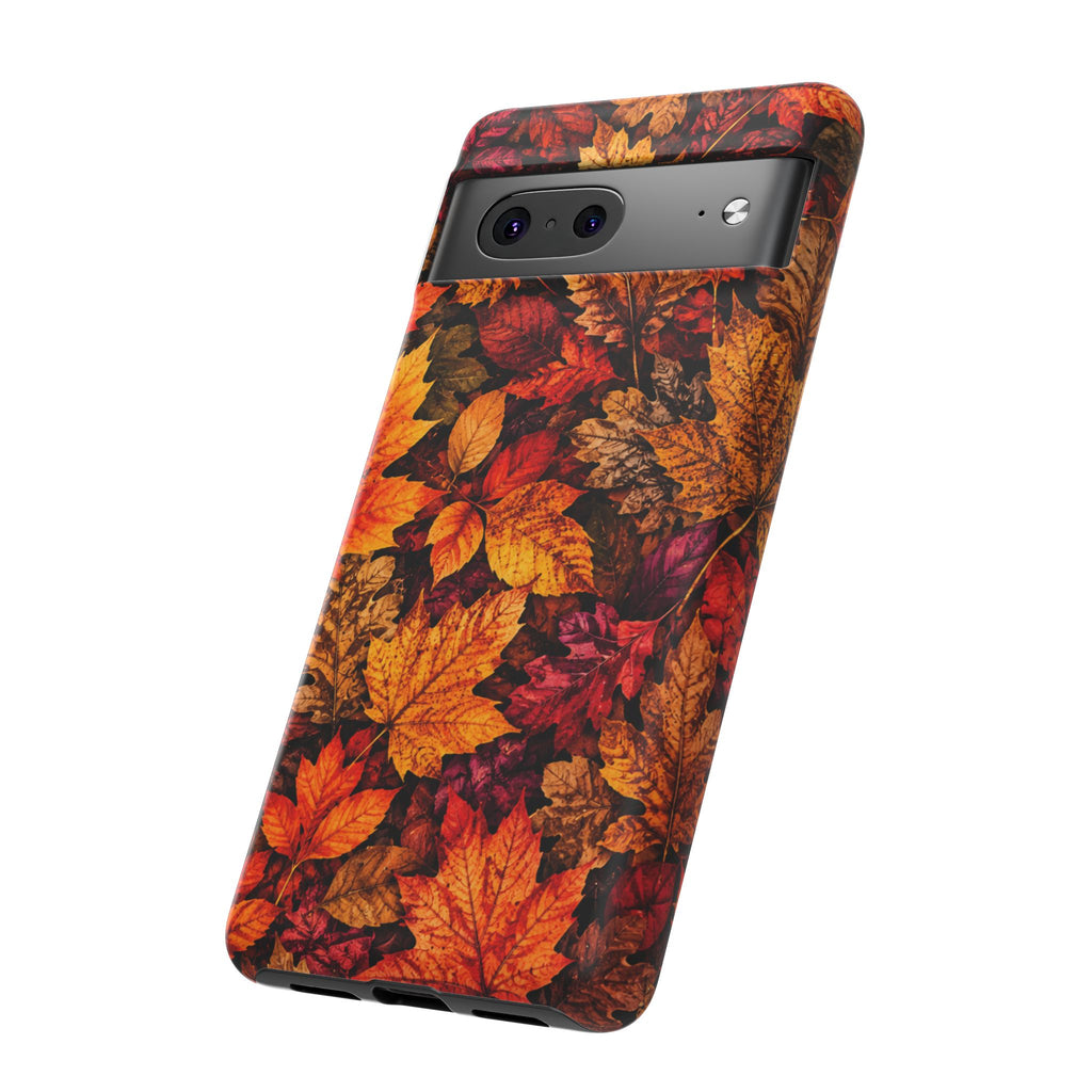 Autumn Leaves Tough Phone Case — Fall Foliage Protective Cover