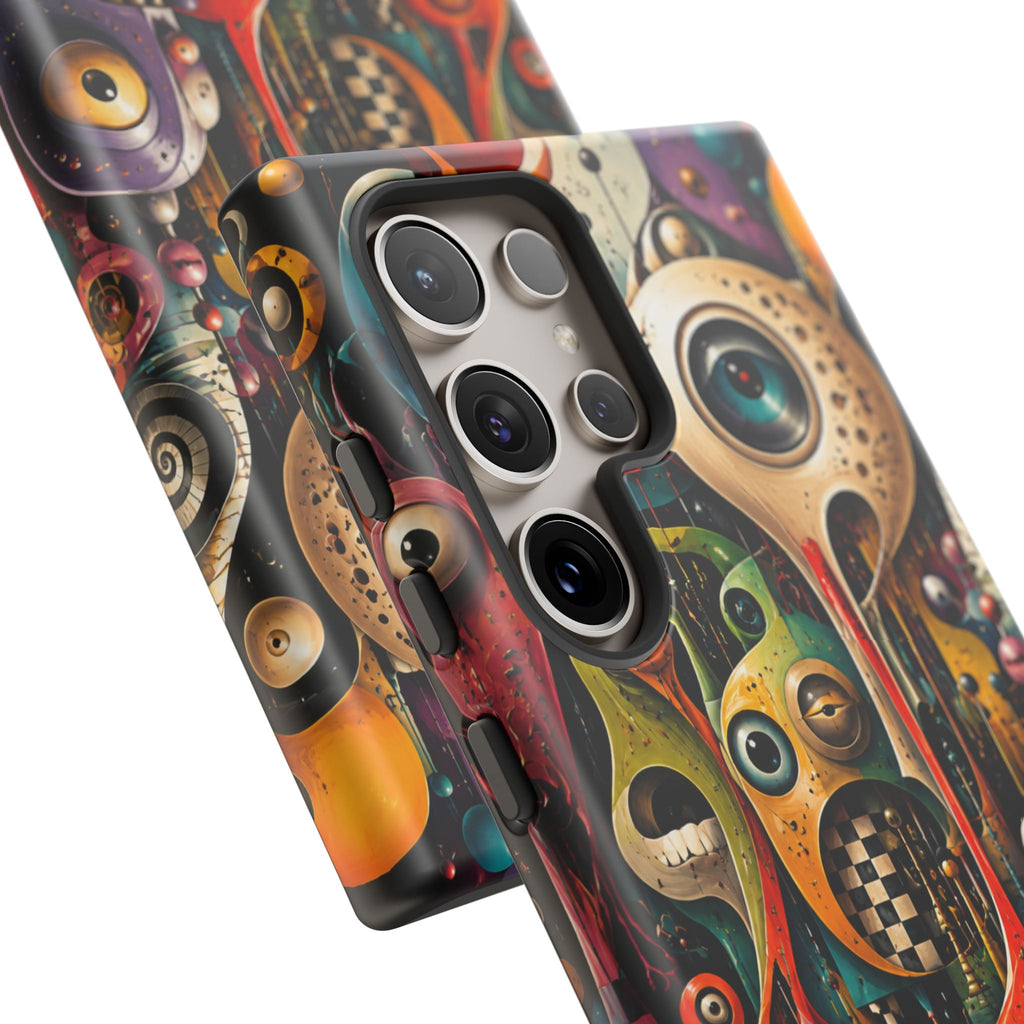 Surreal Monster Art Phone Case — Colorful Abstract Creature Design
