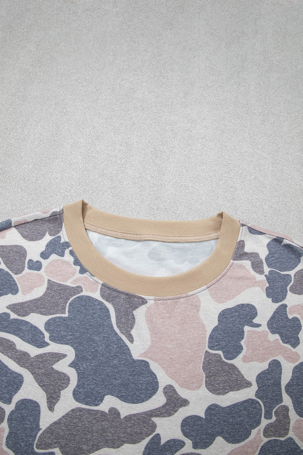 Retro Camo Colorblock Top & Trim Skort Set