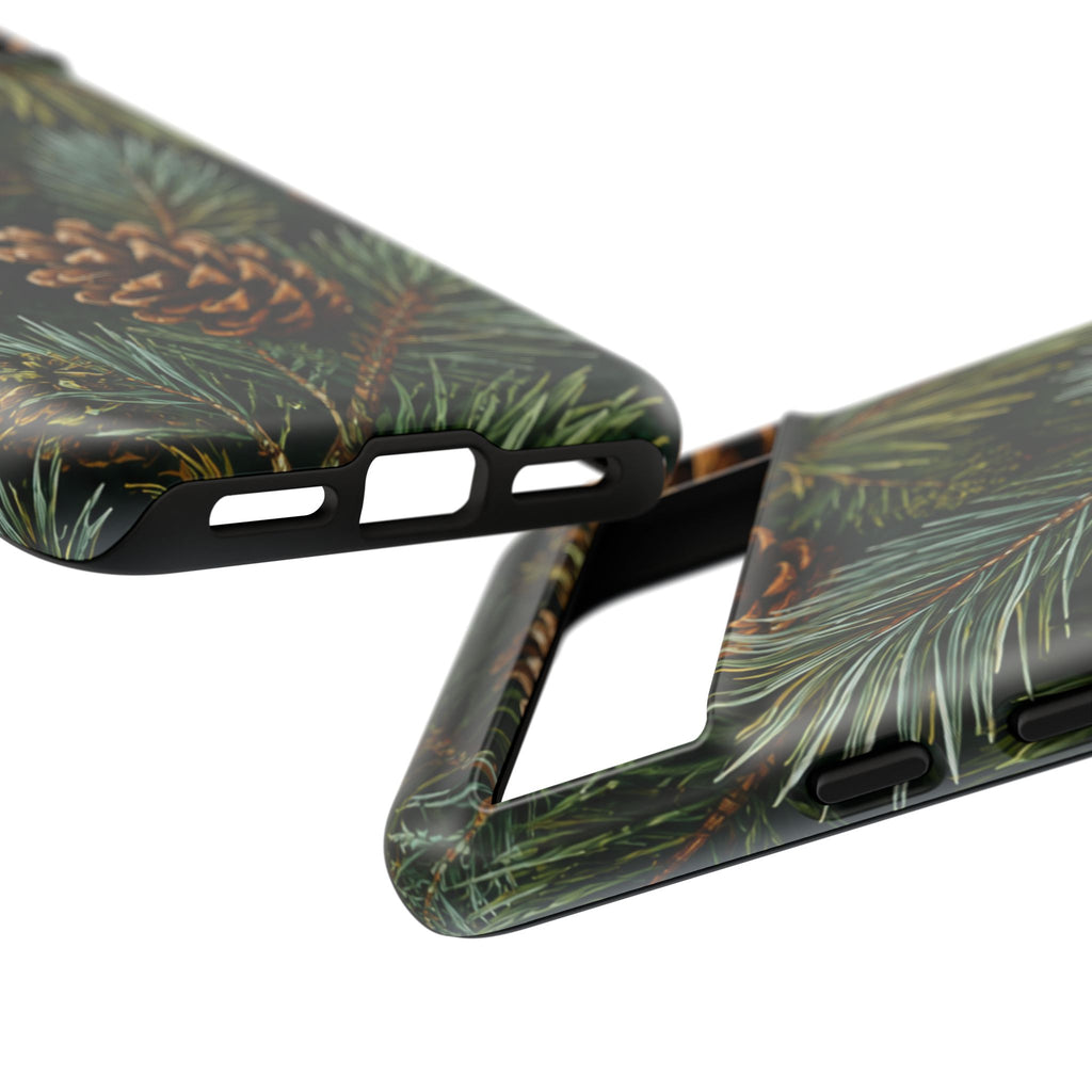 Pinecone Pines Phone Case — Festive Evergreen iPhone Cover
