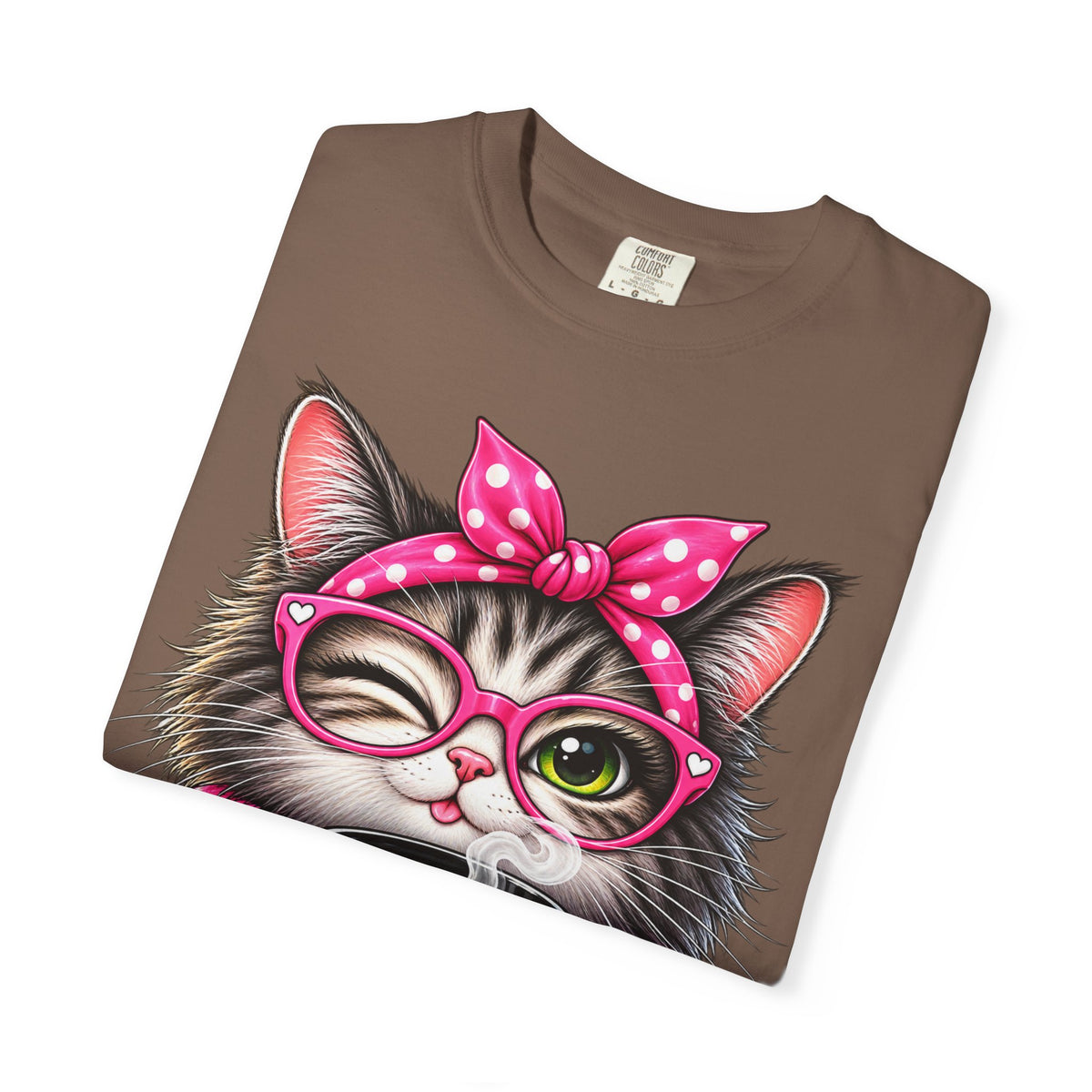 Cat Coffee Tee — "Coffee First Then People" Cute Cat Graphic T-Shirt