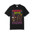 Stage Dive Failure T-shirt | Concert Crowd Illustration, Punk Rock Tee