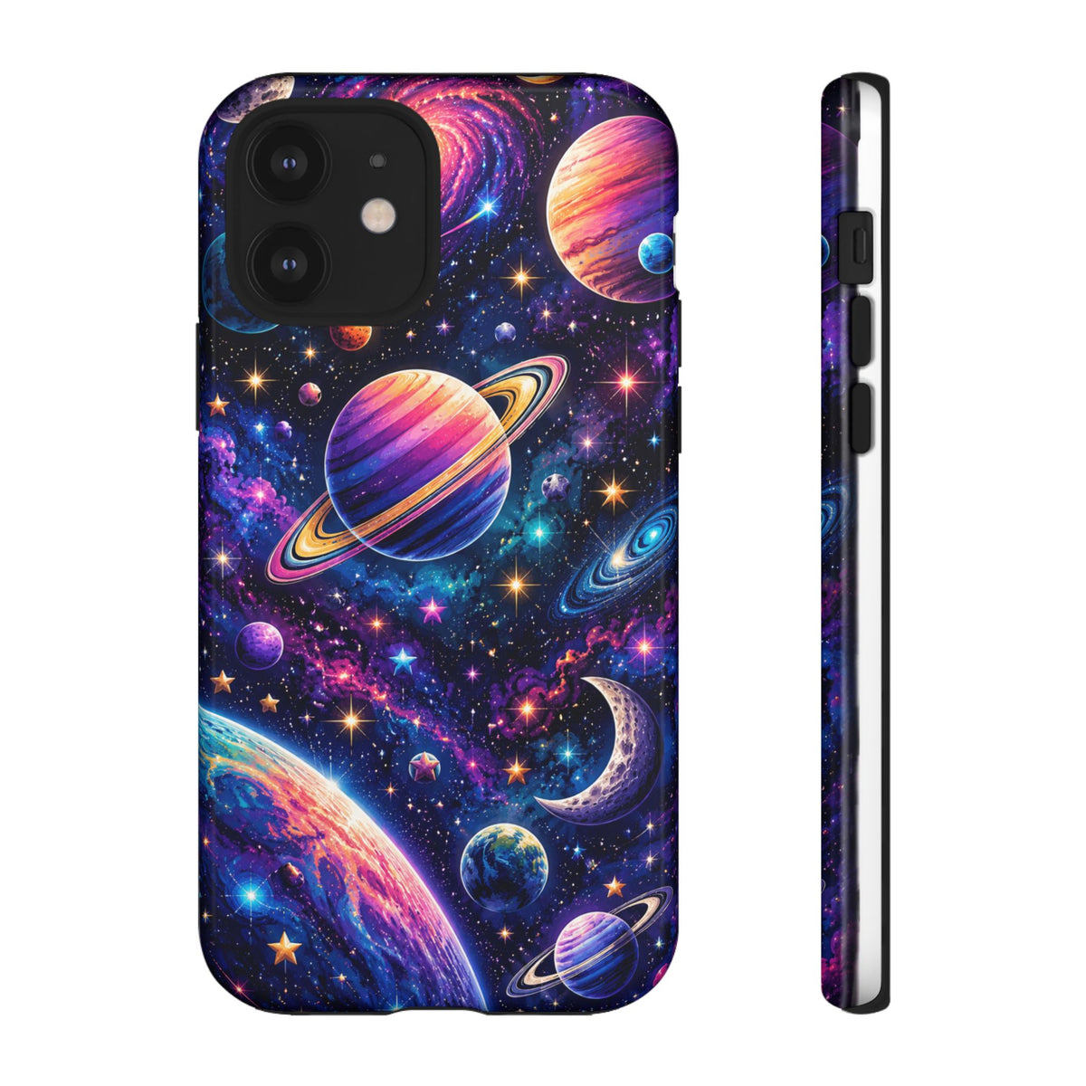 Colorful Galaxy Planets phone case | Tough Case