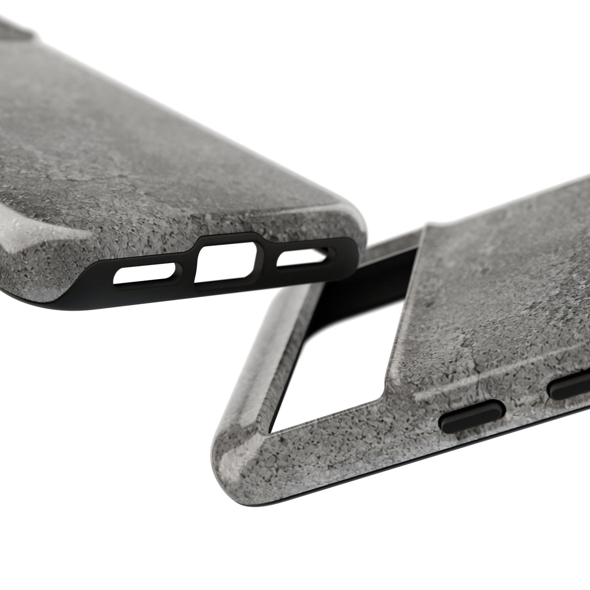 Concrete Texture Phone Case — Rugged Grey Protective iPhone Cover