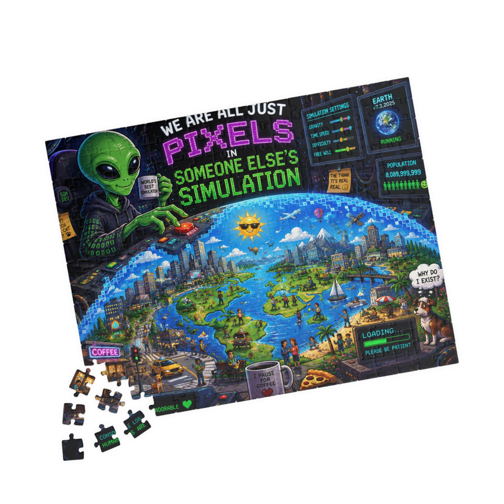 We Are All Just Pixels in Someone Else's Simulation Puzzle