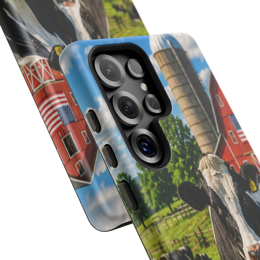 Cow Farm Phone Case — Rustic Barnyard iPhone Cover