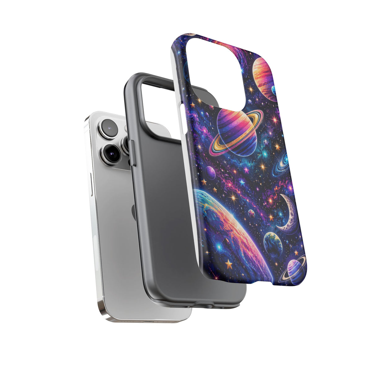 Colorful Galaxy Planets phone case | Tough Case
