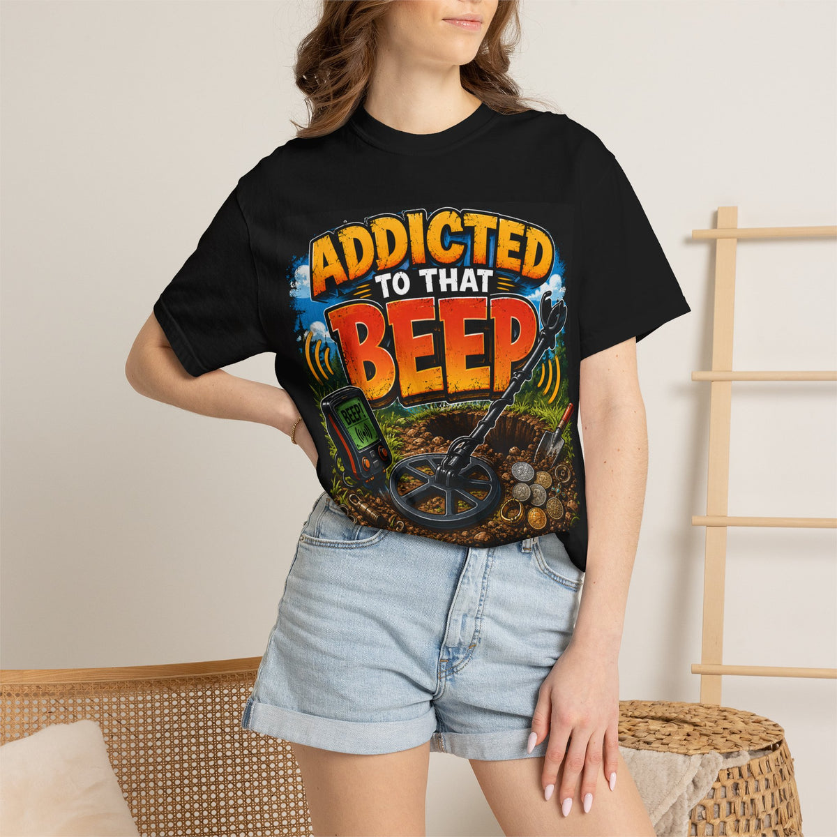 Addicted to That Beep Metal Detector T-Shirt | Treasure Hunting