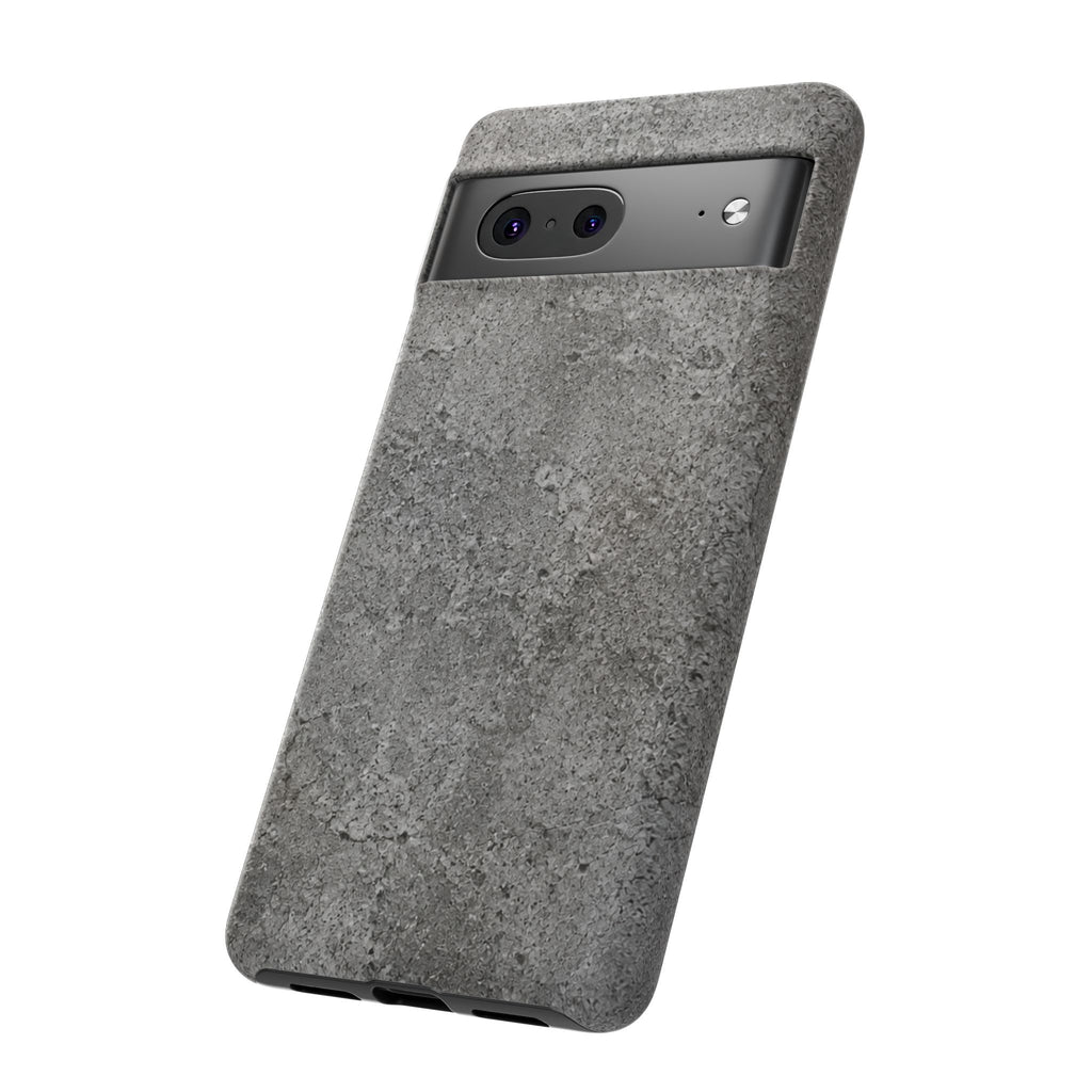 Concrete Texture Phone Case — Rugged Grey Protective iPhone Cover
