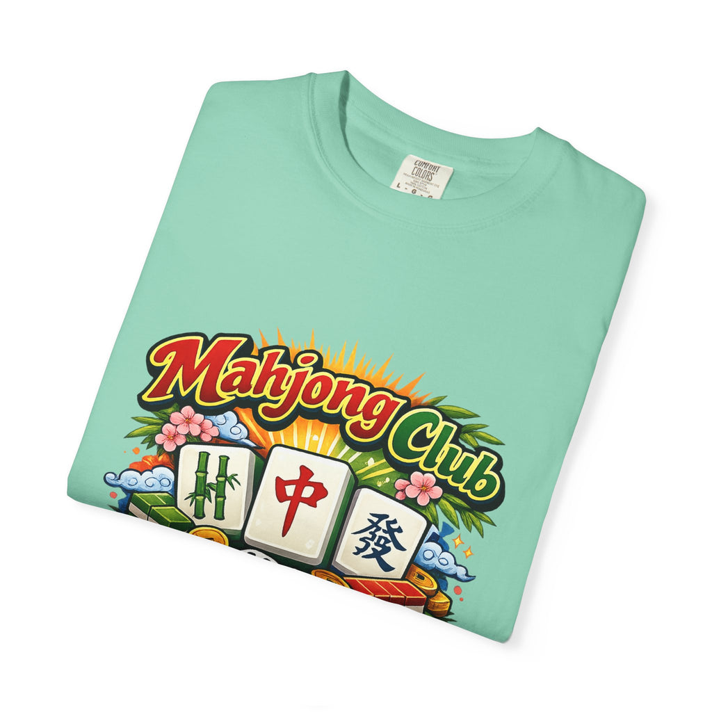 Mahjong Club Addicted to the Tiles T-shirt | Mahjong Graphic Tee