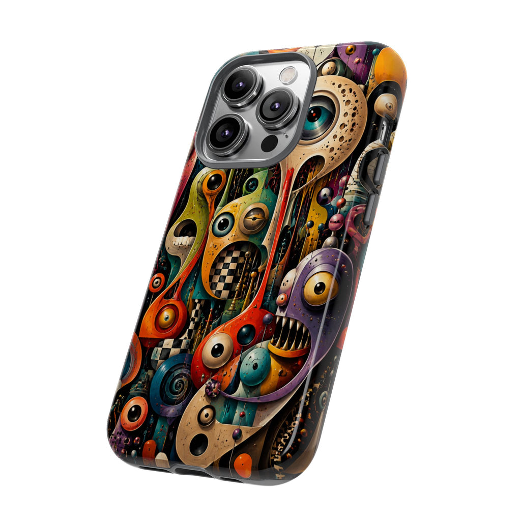 Surreal Monster Art Phone Case — Colorful Abstract Creature Design