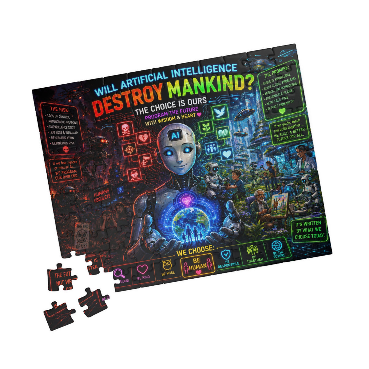 Will Artificial Intelligence Destroy Mankind? Puzzle