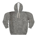 Concrete Texture Hoodie — Industrial Grey All-Over Print Pullover