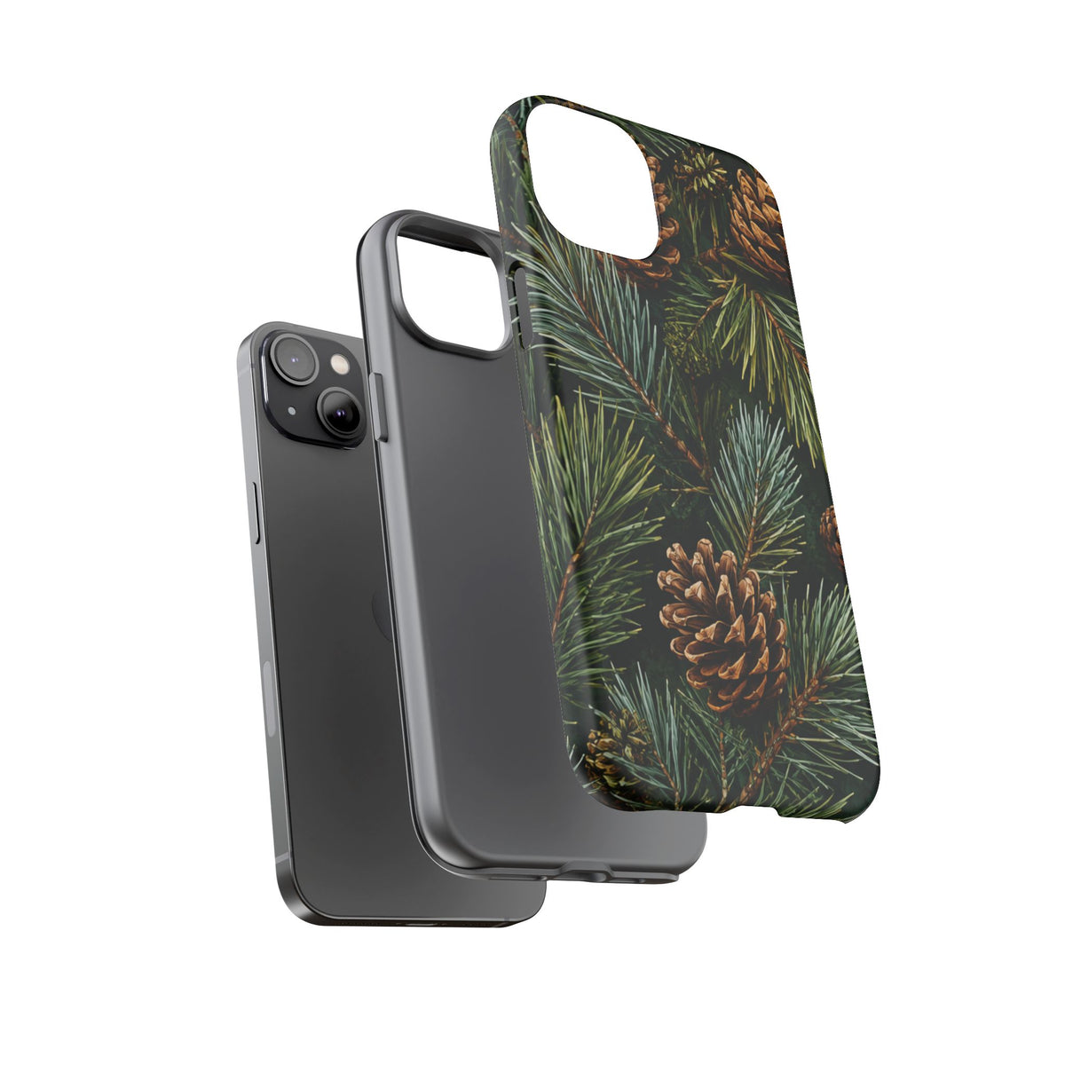 Pinecone Pines Phone Case — Festive Evergreen iPhone Cover