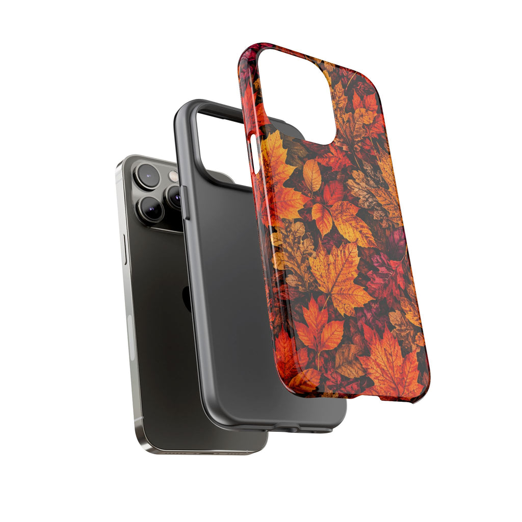 Autumn Leaves Tough Phone Case — Fall Foliage Protective Cover