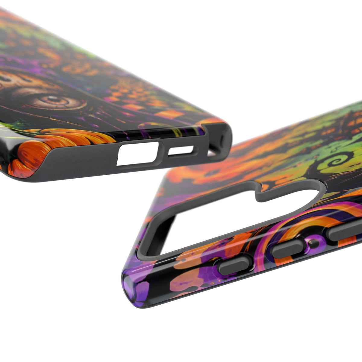Phone Case — Psychedelic Haunted House Halloween Design