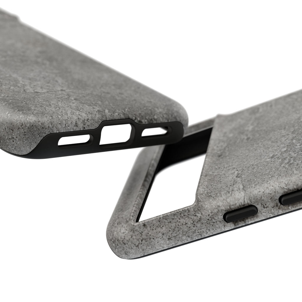 Concrete Texture Phone Case — Rugged Grey Protective iPhone Cover