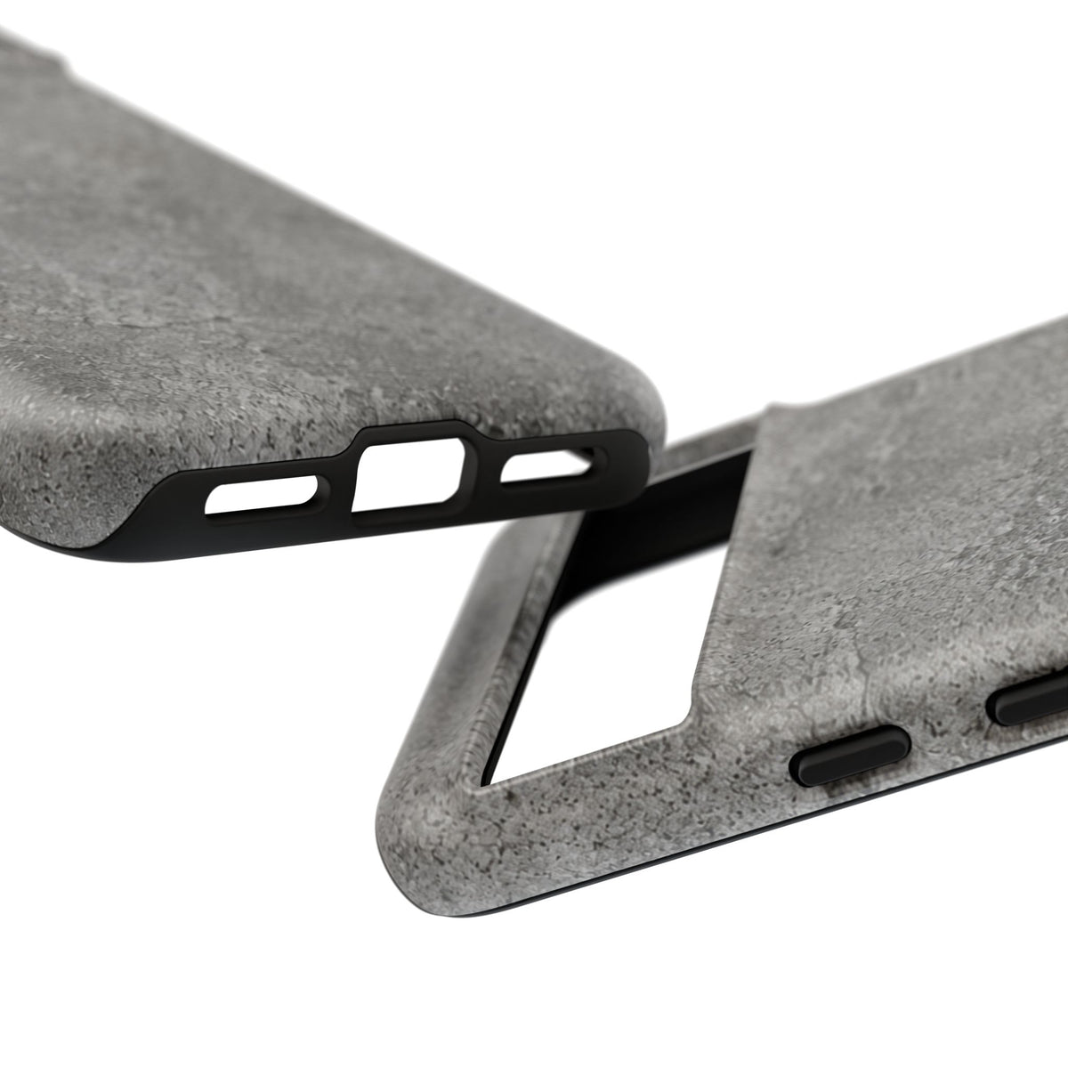 Concrete Texture Phone Case — Rugged Grey Protective iPhone Cover