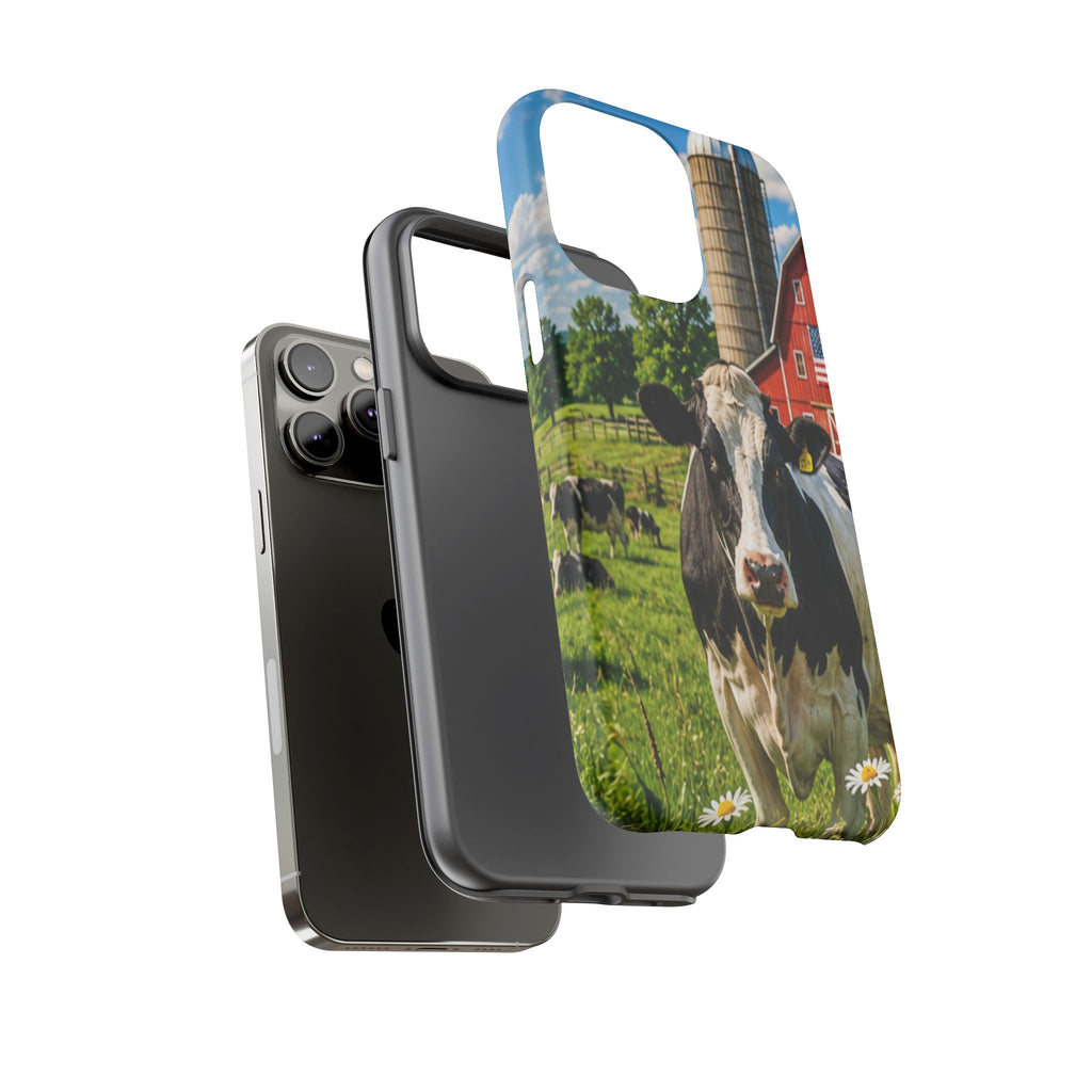 Cow Farm Phone Case — Rustic Barnyard iPhone Cover