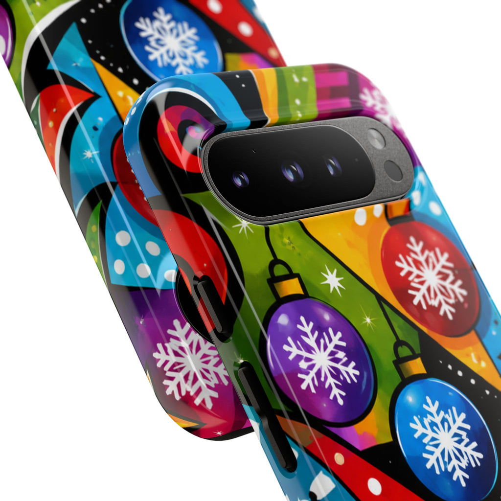 Holiday Ornament Phone Case — Colorful Festive Christmas Design