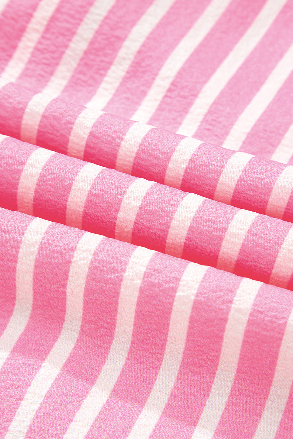 Stripe Bow Tie Top and Pants Pajama Set