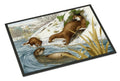 Playtime Otters Doormat Indoor Outdoor 24H X 36W Front Door Mat Rugs for Entryway, Non Slip Washable Low Pile,