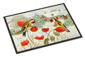 European Goldfinches Doormat Indoor Outdoor 18H X 27W Front Door Mat Rugs for Entryway, Non Slip Washable