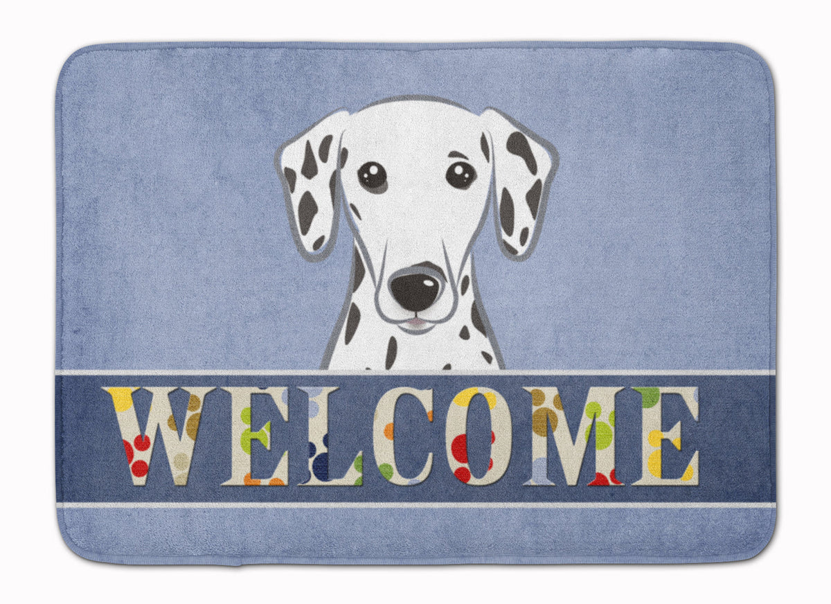 Dalmatian Welcome Memory Foam Kitchen Mat Machine Washable Anti-Fatigue Cushion Comfort Bath or Kitchen Rug