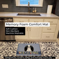 Japanese Chin Welcome Memory Foam Kitchen Mat Machine Washable Anti-Fatigue Cushion Comfort Bath or Kitchen Rug
