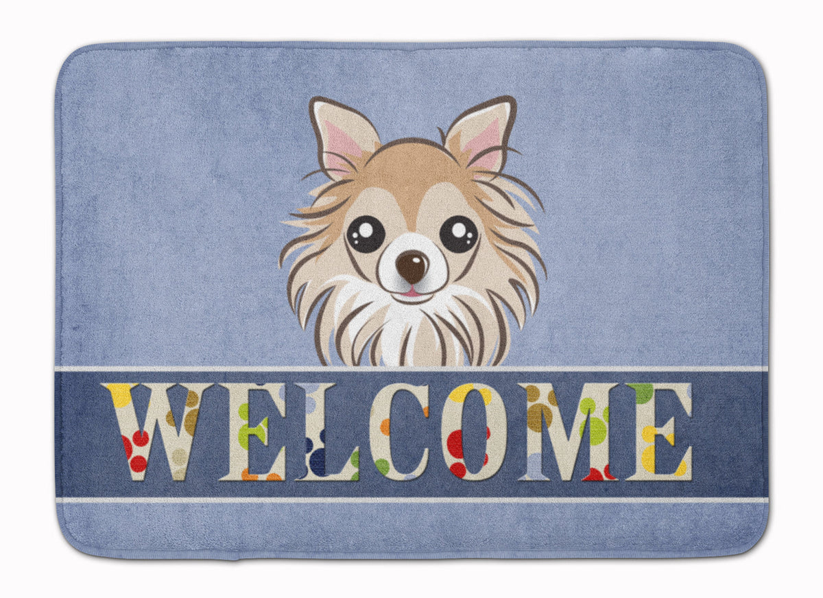 Chihuahua Welcome Memory Foam Kitchen Mat Machine Washable Anti-Fatigue Cushion Comfort Bath or Kitchen Rug