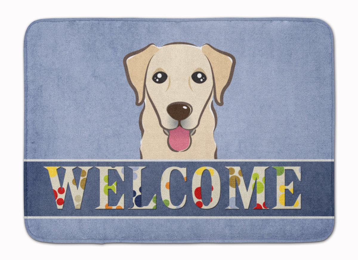 Golden Retriever Welcome Memory Foam Kitchen Mat Machine Washable Anti-Fatigue Cushion Comfort Bath or Kitchen Rug