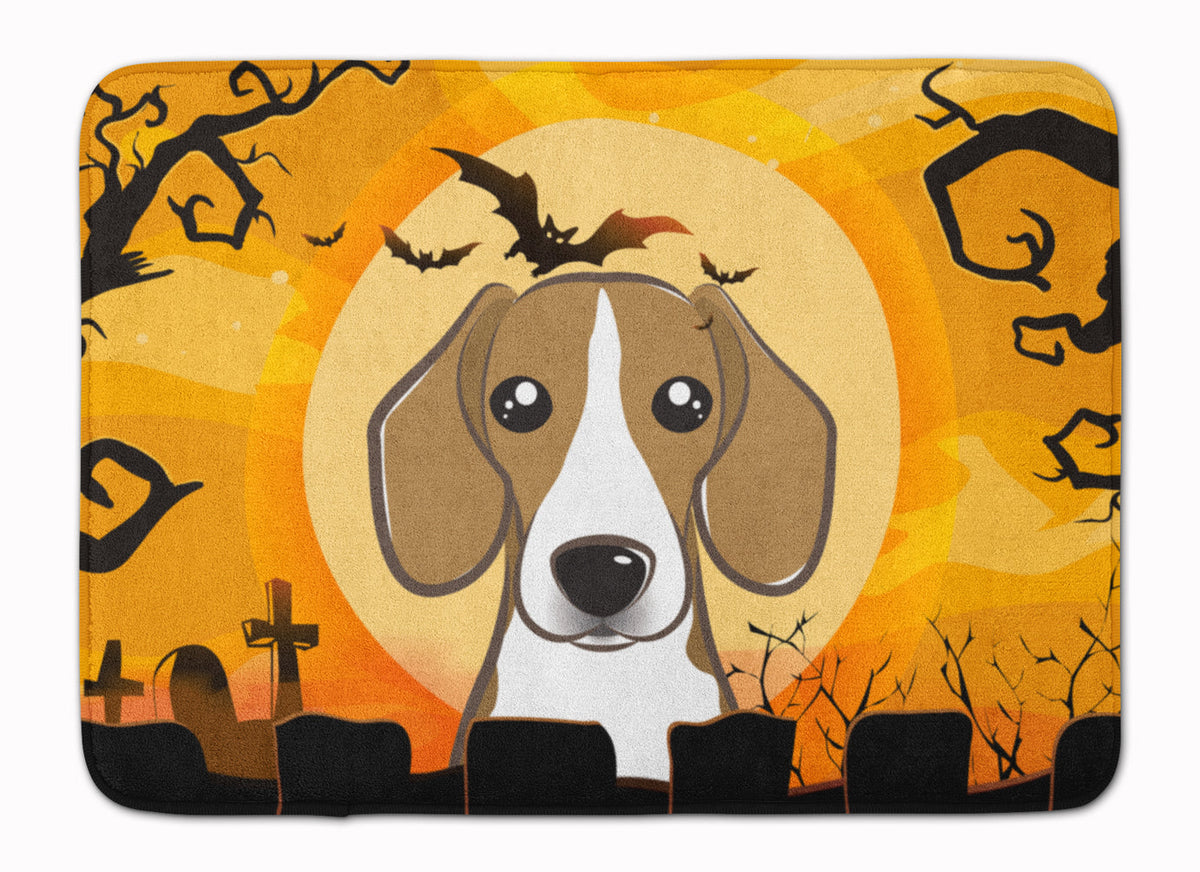 Halloween Beagle Memory Foam Kitchen Mat Machine Washable Anti-Fatigue Cushion Comfort Bath or Kitchen Rug