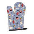 Dog House Collection Saint Bernard Oven Mitt Heat Resistant Thick Oven Mitt for Hot Pans and Oven, Kitchen Mitt Protect Hands, Cooking Baking Glove