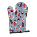 Dog House Collection Irish Water Spaniel Oven Mitt Heat Resistant Thick Oven Mitt for Hot Pans and Oven, Kitchen Mitt Protect Hands, Cooking Baking Glove