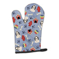Dog House Collection Shih Tzu Black White Oven Mitt Heat Resistant Thick Oven Mitt for Hot Pans and Oven, Kitchen Mitt Protect Hands, Cooking Baking Glove
