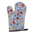 Dog House Collection Chow Chow Cream Oven Mitt Heat Resistant Thick Oven Mitt for Hot Pans and Oven, Kitchen Mitt Protect Hands, Cooking Baking Glove