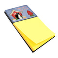 Dog House Collection Smooth Fox Terrier Watercolor Sticky Note Holder Refillable Dispenser Desk Accessory 3x3 Pad Gift