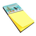 Poodle Merry Christmas Tree Watercolor Sticky Note Holder Refillable Dispenser Desk Accessory 3x3 Pad Gift