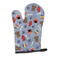 Dog House Collection Chocolate Labrador Oven Mitt Heat Resistant Thick Oven Mitt for Hot Pans and Oven, Kitchen Mitt Protect Hands, Cooking Baking Glove