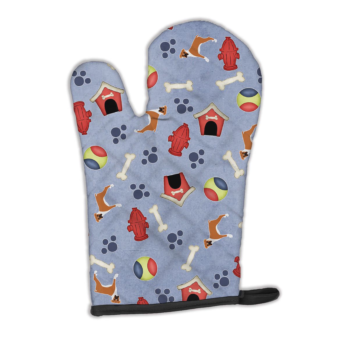 Dog House Collection Boxer Oven Mitt Heat Resistant Thick Oven Mitt for Hot Pans and Oven, Kitchen Mitt Protect Hands, Cooking Baking Glove