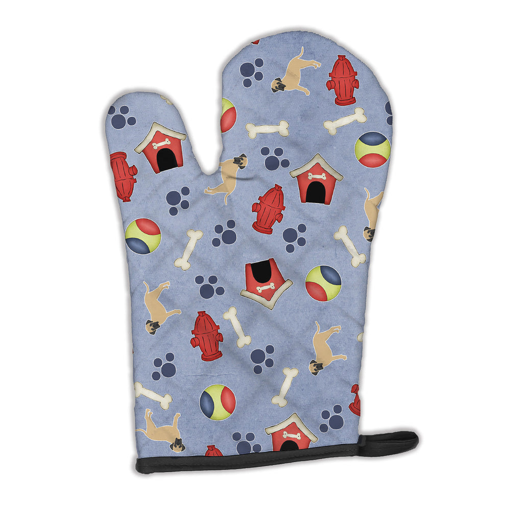 Dog House Collection Bullmastiff Oven Mitt Heat Resistant Thick Oven Mitt for Hot Pans and Oven, Kitchen Mitt Protect Hands, Cooking Baking Glove