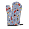 Dog House Collection Sheltie Shetland Sheepdog Oven Mitt Heat Resistant Thick Oven Mitt for Hot Pans and Oven, Kitchen Mitt Protect Hands, Cooking Baking Glove