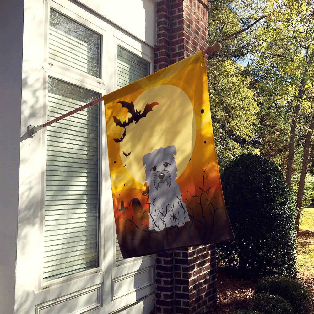 Halloween Glen of Imal Grey House Flag 28x40 Porch Sleeve Pole Decorative Outside Yard Banner Artwork Wall Hanging, Polyester