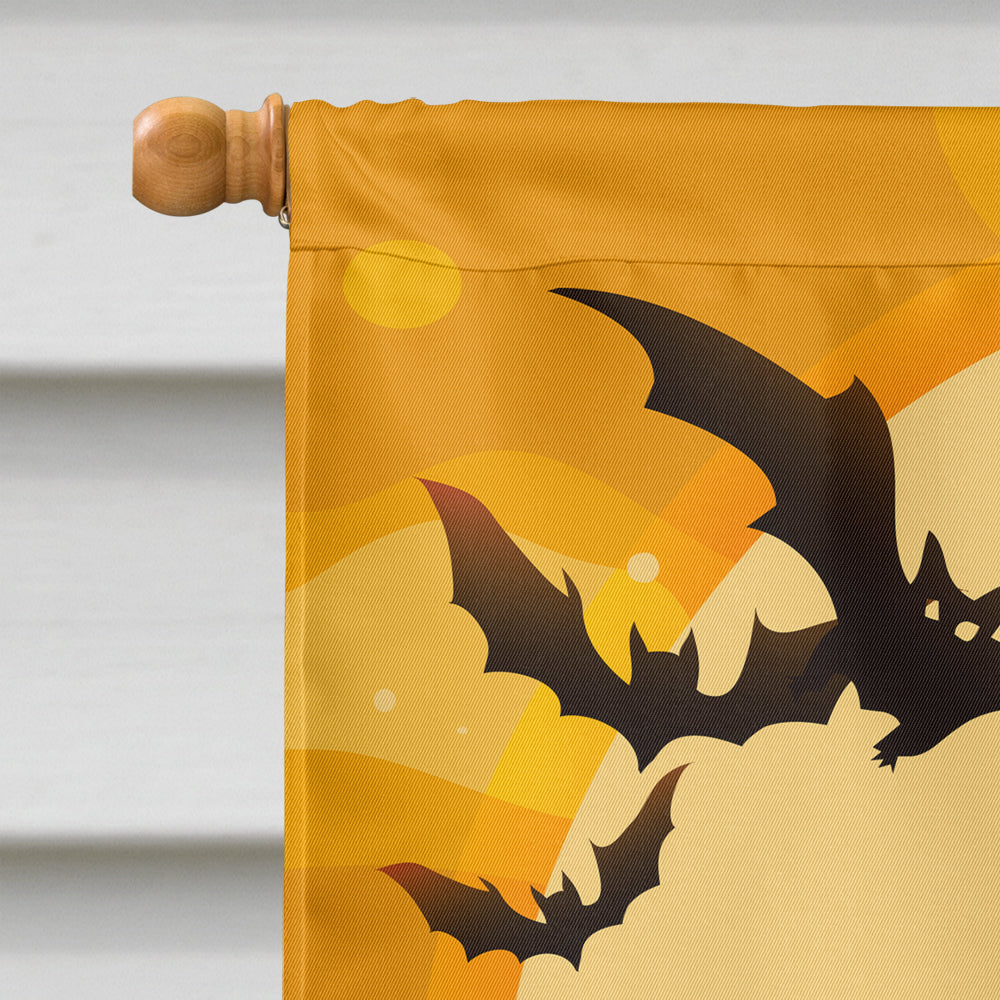 Halloween Giant Schnauzer House Flag 28x40 Porch Sleeve Pole Decorative Outside Yard Banner Artwork Wall Hanging, Polyester