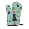 Christmas Giant Schnauzer Oven Mitt Heat Resistant Thick Oven Mitt for Hot Pans and Oven, Kitchen Mitt Protect Hands, Cooking Baking Glove