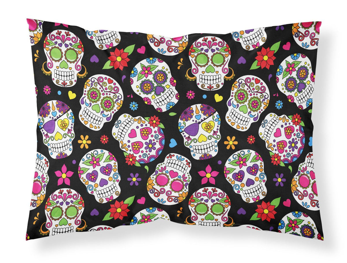 Day of the Dead Black Standard Pillowcase Lightweight Super Soft Easy Care Decorative Artwork Pillowcase, Standard