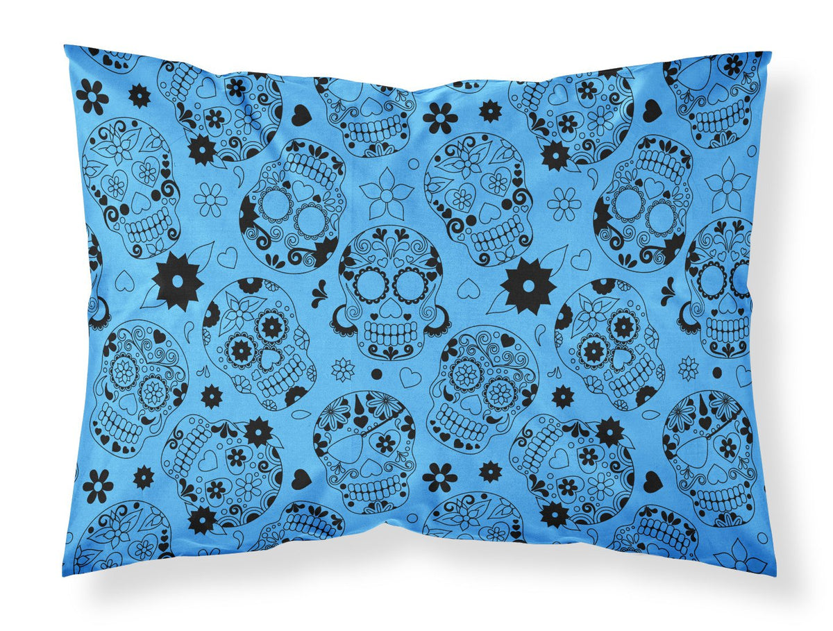 Day of the Dead Blue Standard Pillowcase Lightweight Super Soft Easy Care Decorative Artwork Pillowcase, Standard