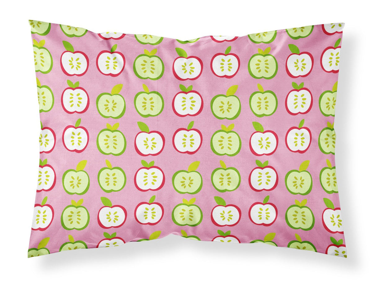 Apples on Pink Standard Pillowcase Lightweight Super Soft Easy Care Decorative Artwork Pillowcase, Standard